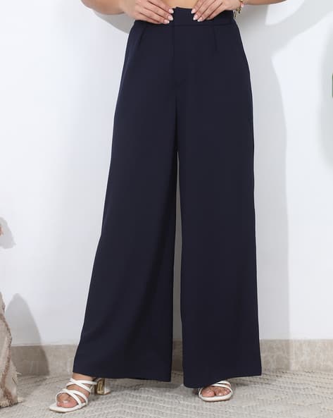 Product image of
                        Shein Shein Full Length High Rise Pleated
                        Palazzo Pants