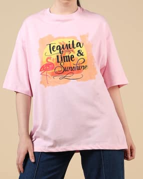 Shein Drop Shoulder Typographic Chest Print Crew Tshirt-picture-23