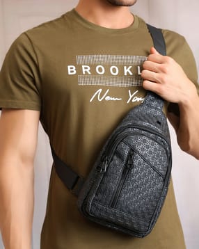 Shein Men Self Design Adjustable Strap Crossbody Chest Bag-picture-16