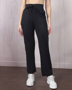 Shein Ankle Length Drawstring Waist High Rise Track Pant-picture-23