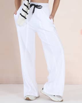Shein Elasticated Drawstring Waist Pintuck Track Pant-image-36