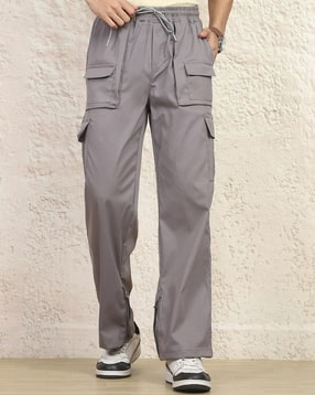 Shein Elasticated Drawstring Waist Ankle Zip Cargo Pant-picture-11