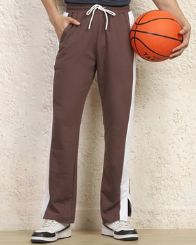 Shein Ankle Length Side Contrast Panelled Track Pant-picture-24