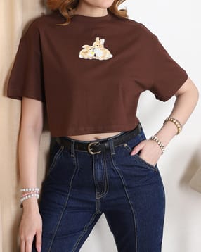 Shein Drop Shoulder Graphic Chest Print Crew Tshirt-picture-40