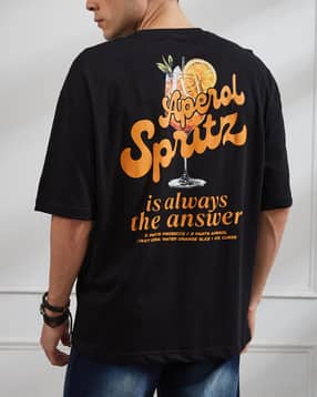 Shein Drop Shoulder Typographic Back Print Crew Tshirt-picture-30