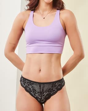 Shein Lightly Padded Back Criss-Cross Strap Sports Bra-picture-35
