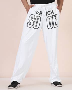 Shein Full Length Typographic Front Print Track Pant-picture-44