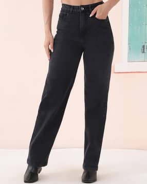Shein Full Length Fly With Button Closure Light Wash Jeans-picture-34