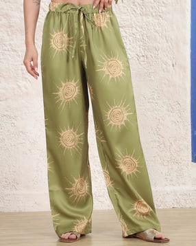 Shein Full Length Elasticated Drawstring Waist Palazzo-picture-40