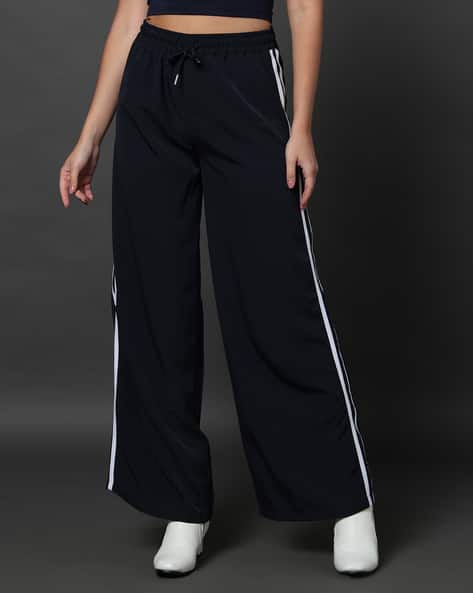Product image of Shein Shein High
                              Rise Full Length Contrast Striped Track
                              Pant