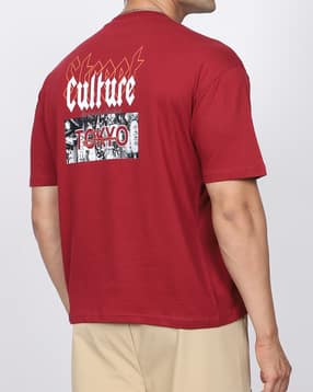 Shein Short Sleeve Typographic Back Print Crew Tshirt-picture-35