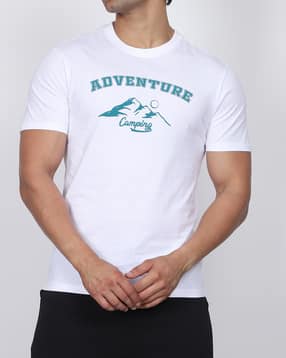 Shein Short Sleeve Typographic Chest Print Crew Tshirt-picture-25