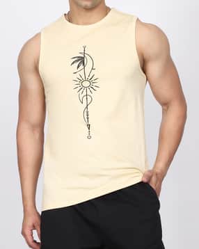 Shein Sleeveless Graphic Front Print Crew Tshirt-picture-49
