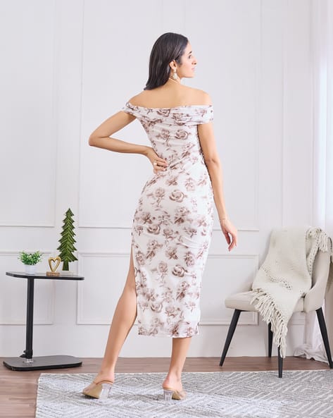 Buy Brown Dresses for Women by Shein Online