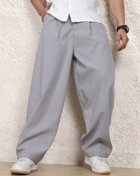 Shein Full Length Semi-Elasticated Waist Pleated Pant-picture-32