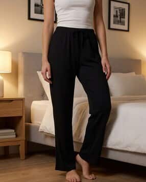 Shein Elasticated Drawstring Waist Ribbed Pyjama-picture-22