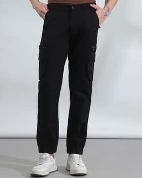Shein Ankle Length Fly With Button Closure Joggers-image-27
