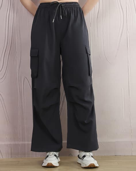 Product image of
                        Shein Shein Ankle Length Elasticated Drawstring
                        Waist Pleated Pant
