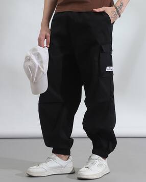 Shein Elasticated Drawstring Waist Pleated Joggers-picture-14