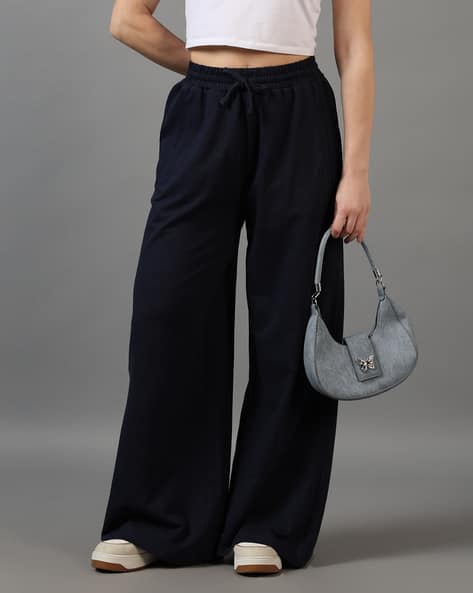 Product image of Shein Shein Full
                              Length Elasticated Drawstring Waist Track
                              Pant