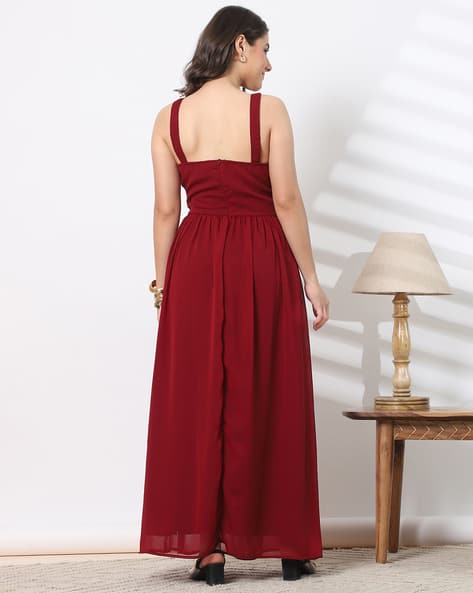 Buy Maroon Dresses for Women by Shein Online | Ajio.com