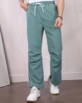 Shein Elasticated Drawstring Waist Piping Detail Track Pant-picture-26