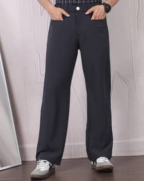 Shein Full Length Seam Detail Fly With Button Closure Pant-picture-48