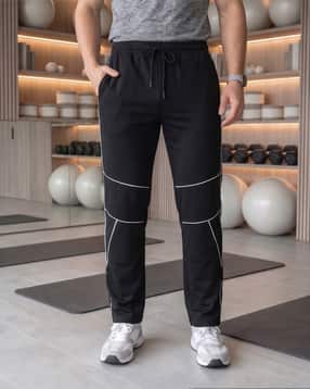Shein Elasticated Drawstring Waist Contrast Piping Trackpant-picture-14