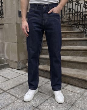 Shein Shein Men Full Length Fly With Button Closure Light Wash Jeans