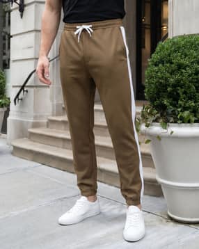 Shein Ankle Length Contrast Side Panelled Joggers-picture-15