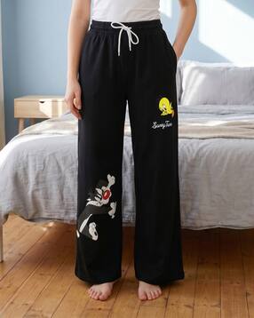 Shein Looney Tunes Graphic Print Elasticated Drawstring Waist Track Pant-picture-13