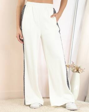 Shein Full Length Side Contrast Animal Print Track Pant-picture-22