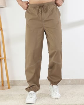 Shein Elasticated Drawstring Waist Pleated Joggers-picture-10