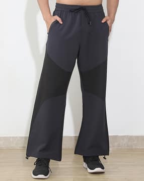 Shein Ankle Length Colour-Blocked Parachute Style Track Pant-picture-28