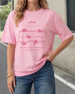 Shein Drop Shoulder Graphic Chest Print Crew Tshirt-picture-30