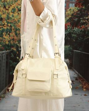 Shein Women Eyelet Strap Detail Shoulder Bag-picture-14