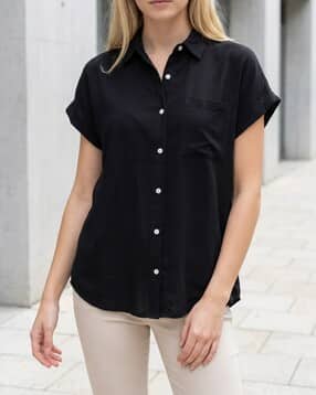 Shein Extended Sleeve Spread Collar Self Design Shirt-picture-11