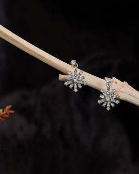 Shein Women Floral Shaped Drop Earrings-picture-18