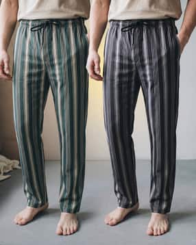 Shein Combo Of 2 Full Length Striped Pyjamas-picture-12