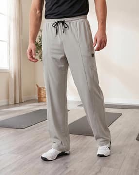 Shein Elasticated Drawstring Waist Panelled Track Pants-image-33