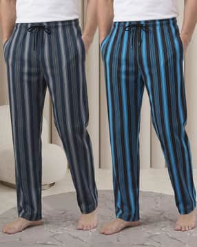 Shein Combo Of 2 Full Length Striped Pyjamas-picture-36