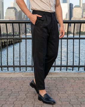 Shein Ankle Length Semi Elasticated Waist Panelled Pants-picture-18