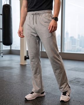 Shein Elasticated Drawstring Waist Vented Hem Track Pant-image-0