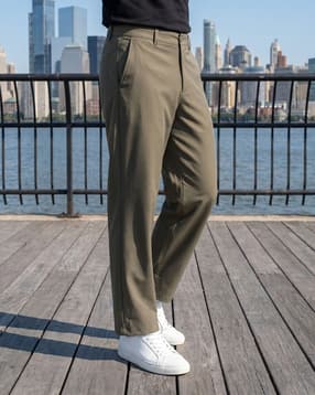 Shein Ankle Length Fly With Button Closure Vented Hem Pant-picture-14