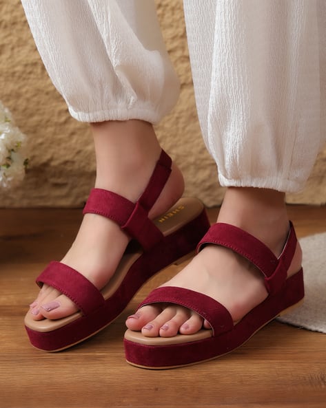 Platform Heels Red Peep Toe Sandals Red Sparkly Peep Toe Heels Red Shimmer Shiny Peep Toe Ankle Strap Tajna  Shoes, Eu43 /UK9/