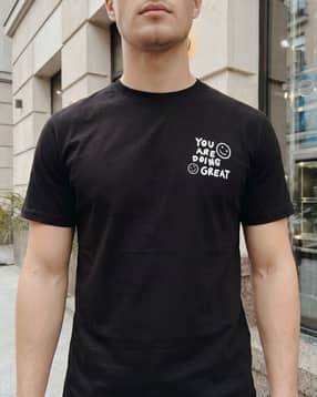 Shein Short Sleeve Typographic Placement Print Crew Tshirt-picture-37