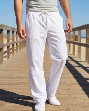 Shein Elasticated Drawstring Waist Patch Detail Pant-picture-43