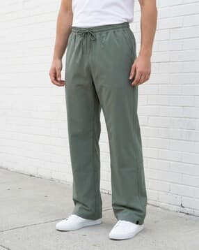 Shein Elasticated Drawstring Waist Patch Detail Pant-picture-10