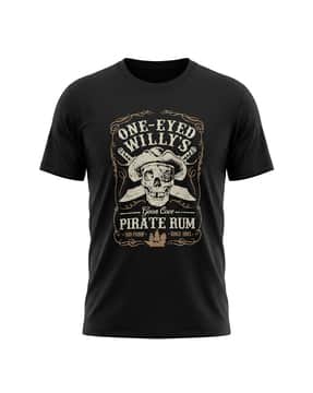 Shein Shein Men Short Sleeve Graphic Chest Print Crew Tshirt