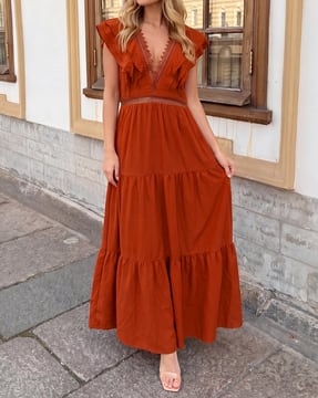 maxi dress animal print Women's Daphne Maxi Dress | Leopard
